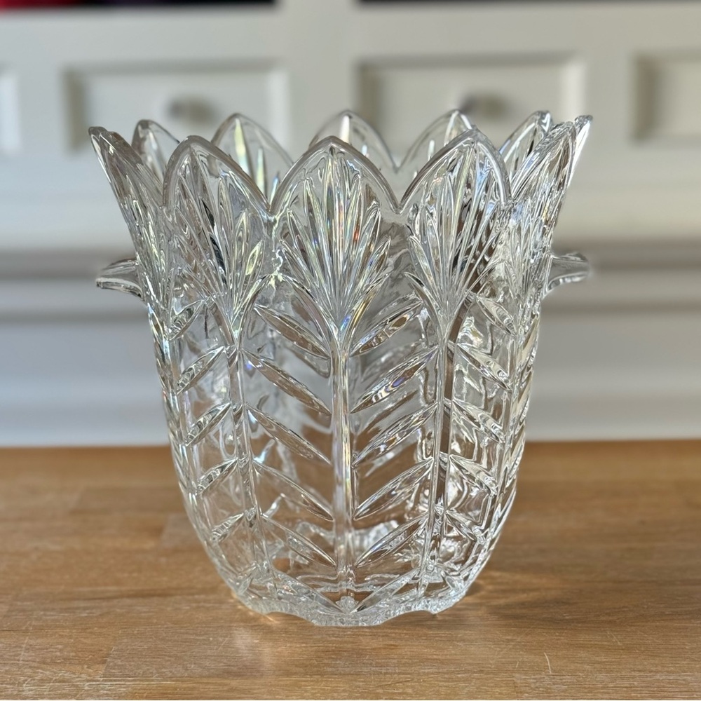 Vintage Fifth Avenue Crystal Portico Ice Bucket - Lead Crystal